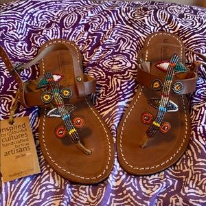 Handcrafted sandals